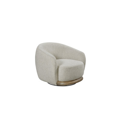 Chaise pivotante en bois - plume d'Amazonie