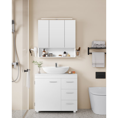 70mm Single Bathroom Vanity with Basin