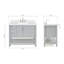 Meuble-lavabo simple avec plateau ARIEL Moille 42-2104366431-2133274157