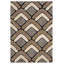 Tapis à motif géométrique abstrait moderne pour la chambre à coucher (8 x 10 (7 pi 8 po x 10 pi 8 po))-1043054839