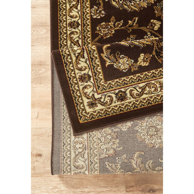 Tapis classique, Rectangulaire 2 pi x 3 pi, Brun