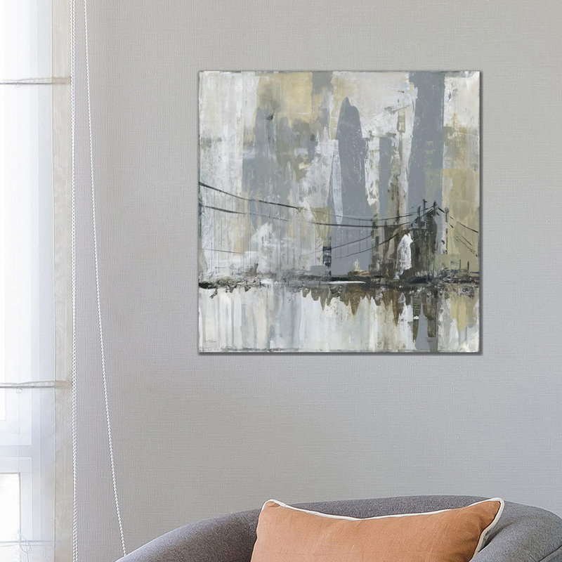Midtown Bridge II by Carol Robinson - Print on Canvas, 66.04 cm H x 66.04 cm W x 1.91 cm D, Wrapped Canvas