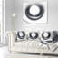 Grand cercle noir fractal sur fond blanc - imprimé abstrait-29603980-29603983