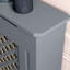 Cross Slat Painted Radiator Cover, Athonite Gray-110986615