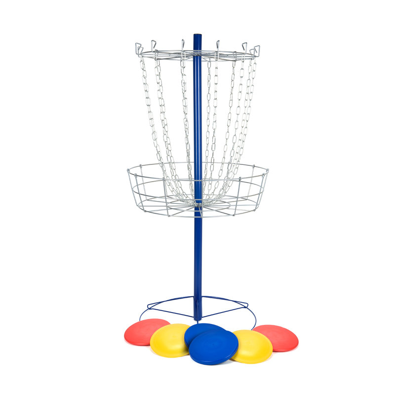Ensemble de frisbee en métal à disque