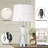 Lampe de table en acrylique Cadeisha