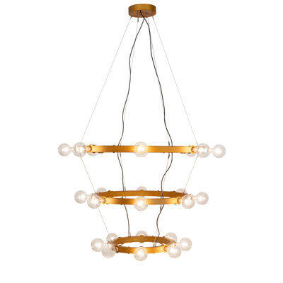 Lustre 48 lumières à 48 niveaux Manheim Alva
