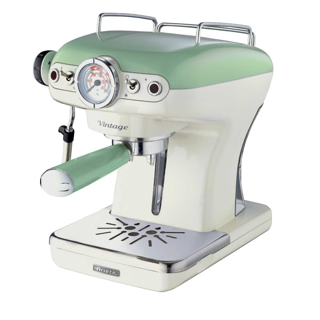 Ariete Vintage Espresso 1389 Coffee Machine - Green, Green - Image 8