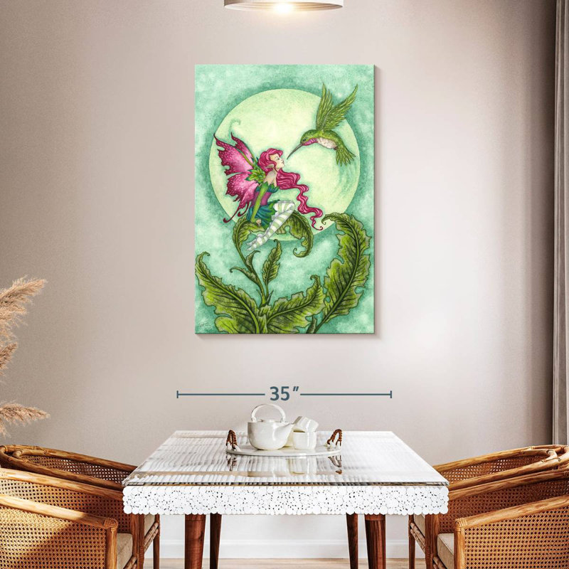 Kelan Flirting, 45" H x 30" W