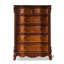 Armoire d'appoint cerisier massif et bois manufacturé