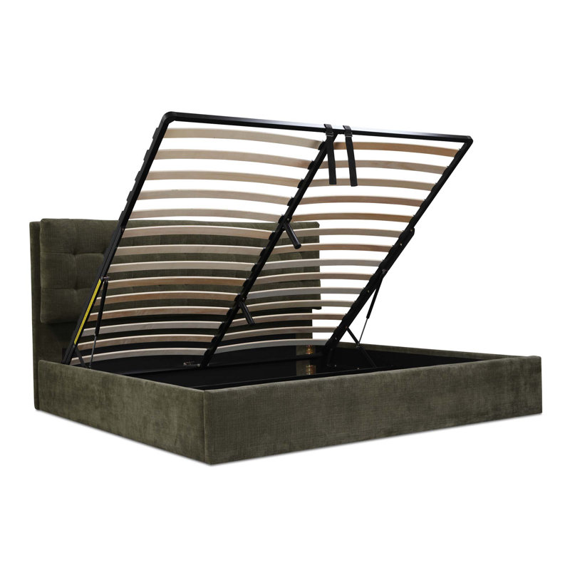 Sebastion Storage Bed, King, Green