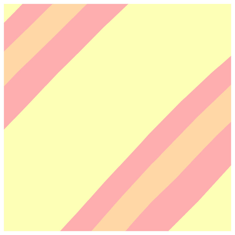 Édredon Diagonal Pastel Stripes, Lit simple