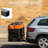 60" Folding Hitch Cargo Carrier with 16 cu. ft. Waterproof Bag & Stabilizer (500 lbs Capacity)