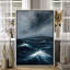 Art mural sur toile encadrée - impressions murales bleues pour la chambre à coucher - 16 po x 24 po-279748171-279748168