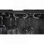 Armoire bar en noyer et noir 2 portes
