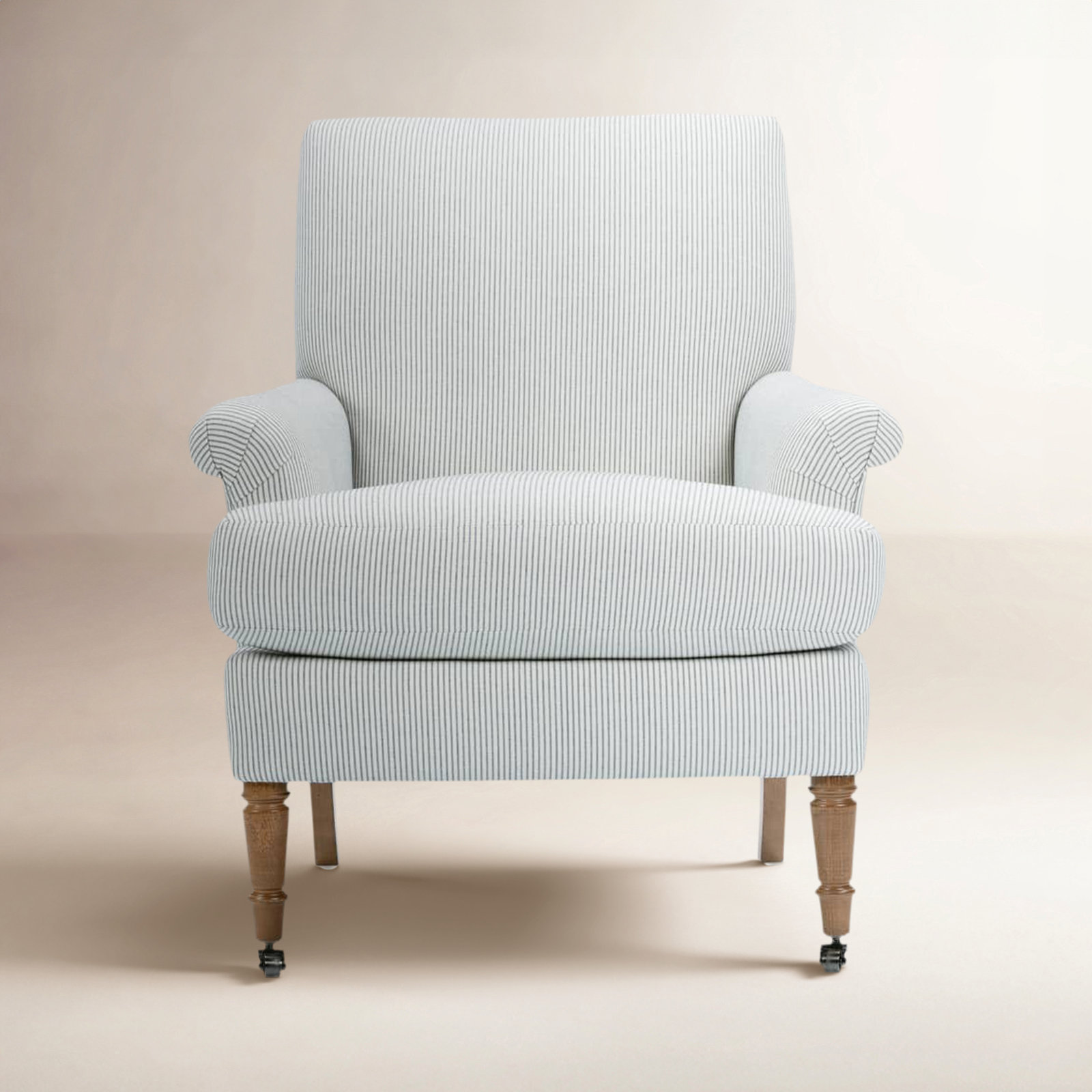 Rossdale Armchair, Navy, Latte