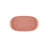 Elegant Salmon Ceramic Platter, 6.3 x 11.4 x 1.6 inches | 100% Durable Ceramic, Ideal for Serving & Entertaining | Stylish Design Perfect for Home Decor & Special Occasions, Easy to Clean & Maintain