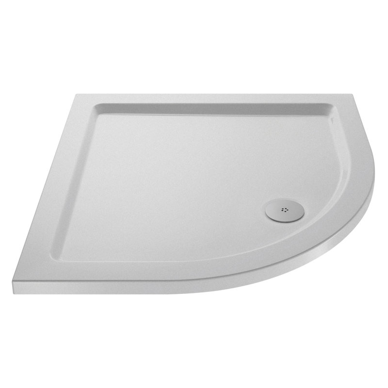 Slip Resistant Quadrant Shower Tray 900 X 900Mm, 4cm H x 80cm W x 80cm D