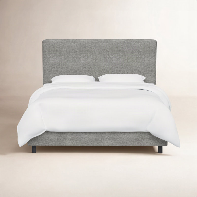 Atoll Upholstered Standard Bed, Milsap Spray Sustain® Tweed, King