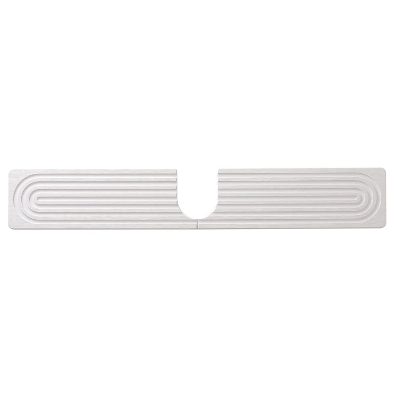 Faucet Mat Set of 2 for Kitchen & Bathroom Sink | 23.6” x 4” White Diatomite Stone Drying Mat, Super Absorbent Fast Drying Sink Splash Guard & Counter Protector