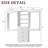 Modular Closet System, Versatile and Customizable Walk-In Design for Efficient Storage and Organization-124865265