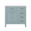 Meuble-lavabo 36 po avec lavabo, armoire de salle de bain avec tiroirs, structure solide et panneau de fibres à densité moyenne-114229379