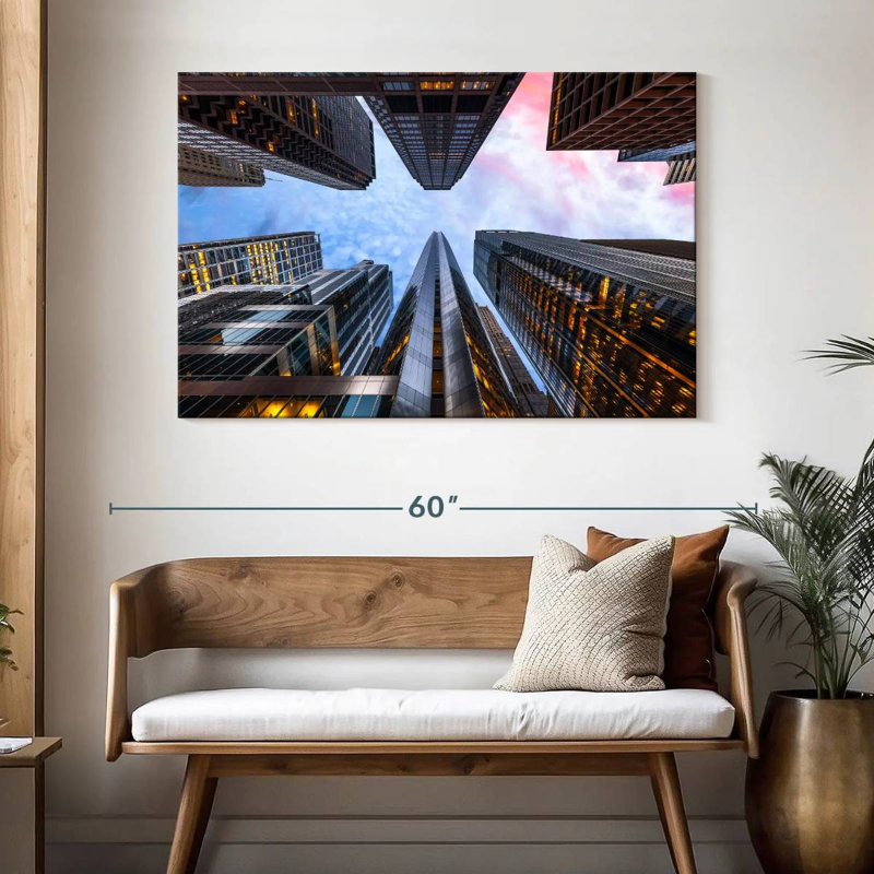 Lilie Chicago High Rises, 32" H x 48" W