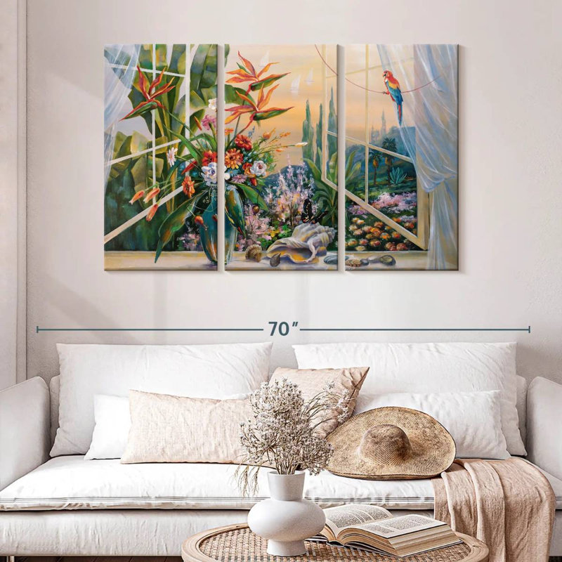 Lilie Window, 32" H x 50" W