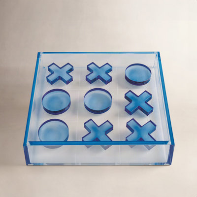 2-Player Acrylic Tic-Tac-Toe Set