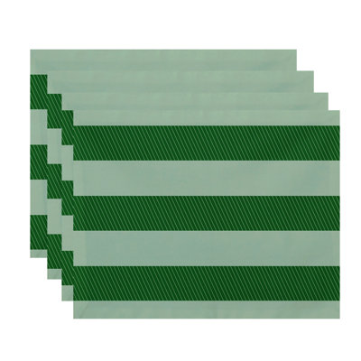 Goddard Polyester Striped Rectangle Placemat