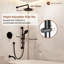 Système de douche complet Calliope Retro avec valve brute-79731935