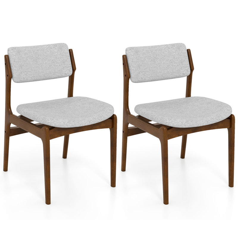 Modern Padded Dining Chairs Set of 4 w/Padded Seat Tilt Backrest for Dining Room, 4