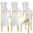 Modern Velvet Dining Chairs With Nailhead Trim And Stainless Steel Base (Set Of 6)-115748451-115748452-115748453