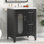 Meuble-lavabo moderne 24 po avec lavabo et armoire de rangement