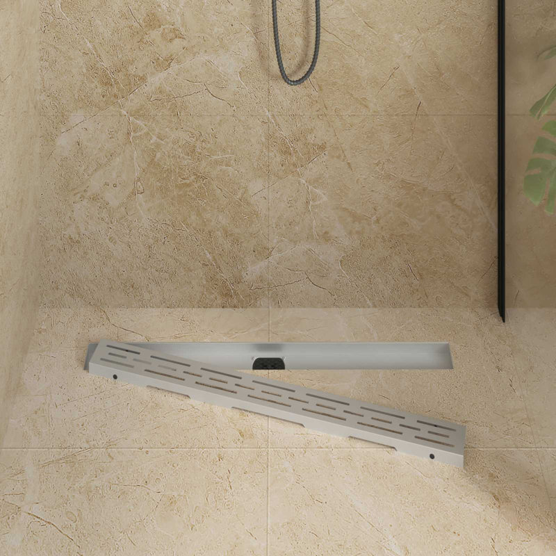  Shower Drain Height Adjustable Stainless Steel 304 Modern Fixture
