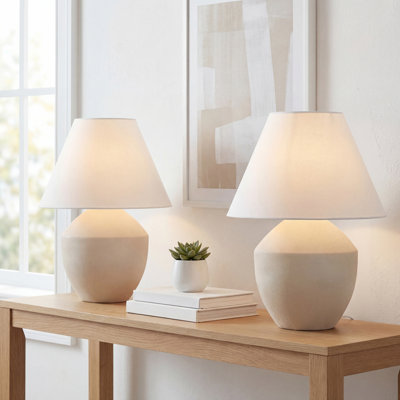 Lampe de table DEL en fer et en fer 20,5 po Ralf