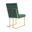 Luxury Tufted Velvet Dining Chair With Gold Frame-1486754540