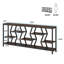 Console industrielle 70,9 "avec tablettes de rangement