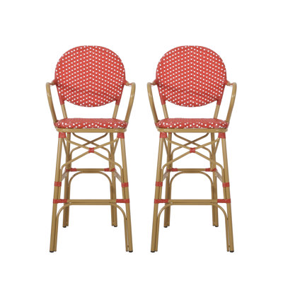 Glenmora 29" Patio Bar Stool with Cushion