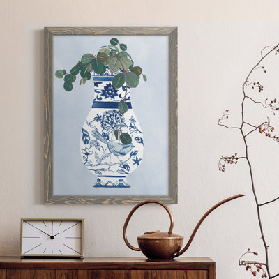 " Moonlight Vase IV " Painting Print