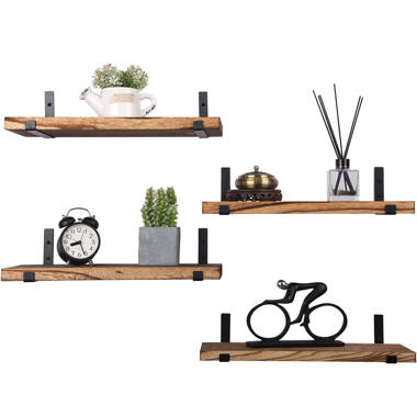 Halter 3 Piece Floating Shelf with Reclaimed Wood