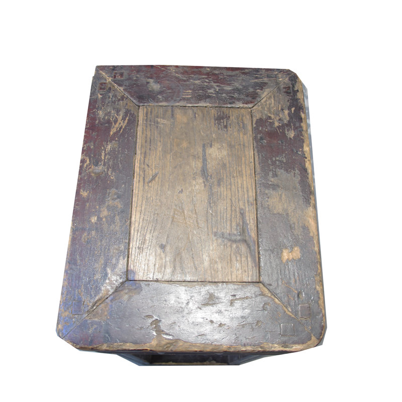 19th Century Chinese Elm Pedestal Table