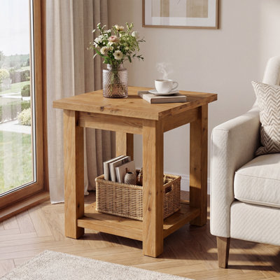 Table de bout en bois massif