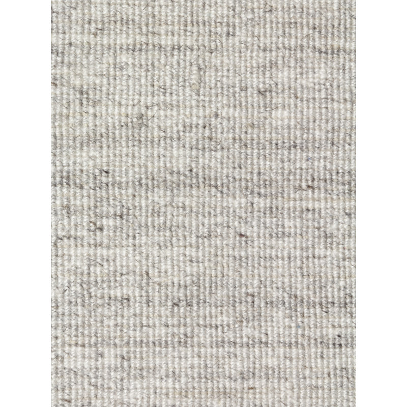 Namaskar Hand Loomed Area Rug in Silver/Brown, Rectangle 5' x 8'