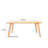 Solid wood modern high quality dining table.-104564621