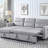 Phenex Seaside Style Reversible Sleeper Sectional Sofa-112132356