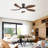 48 Inch 5-blade Modern Low Profile Ceiling Fans With Lights And Remote/app-1328602180