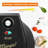 Commercial Chef Pizza Maker with Variable Temperature, 12-inch, Black