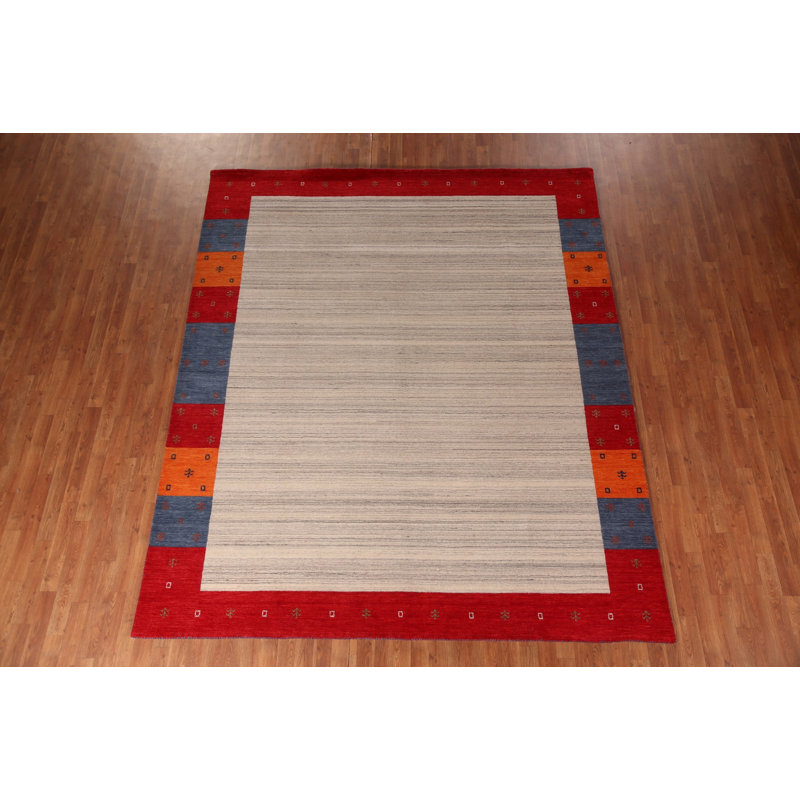 Tapis indien rayé Gabbeh