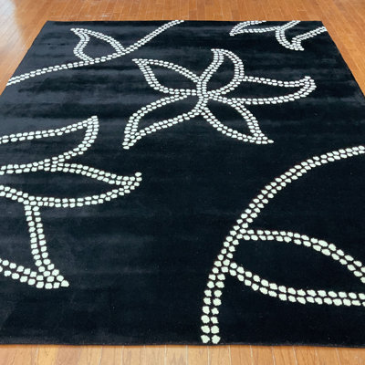 Wool Floral Indoor Rug